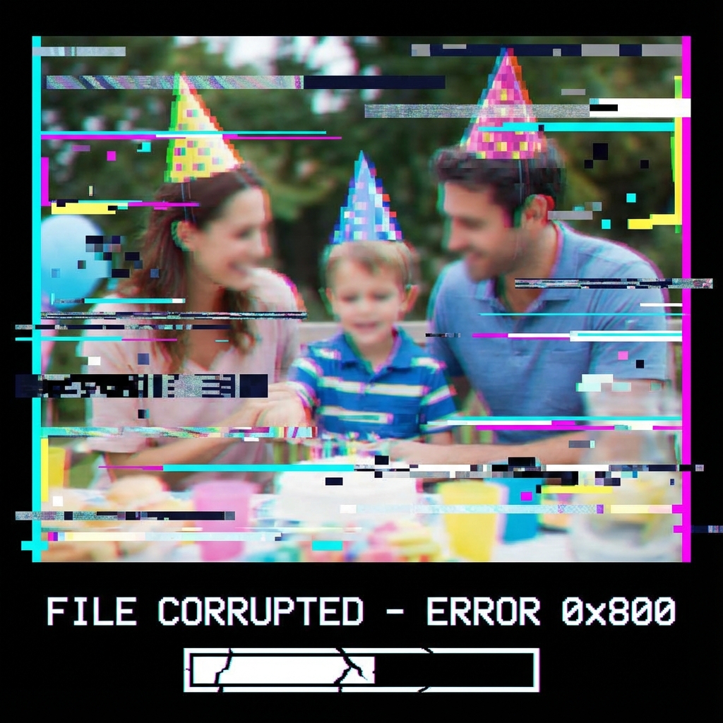 Corrupted Video Glitch